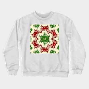 Christmas Dot Mandala Crewneck Sweatshirt